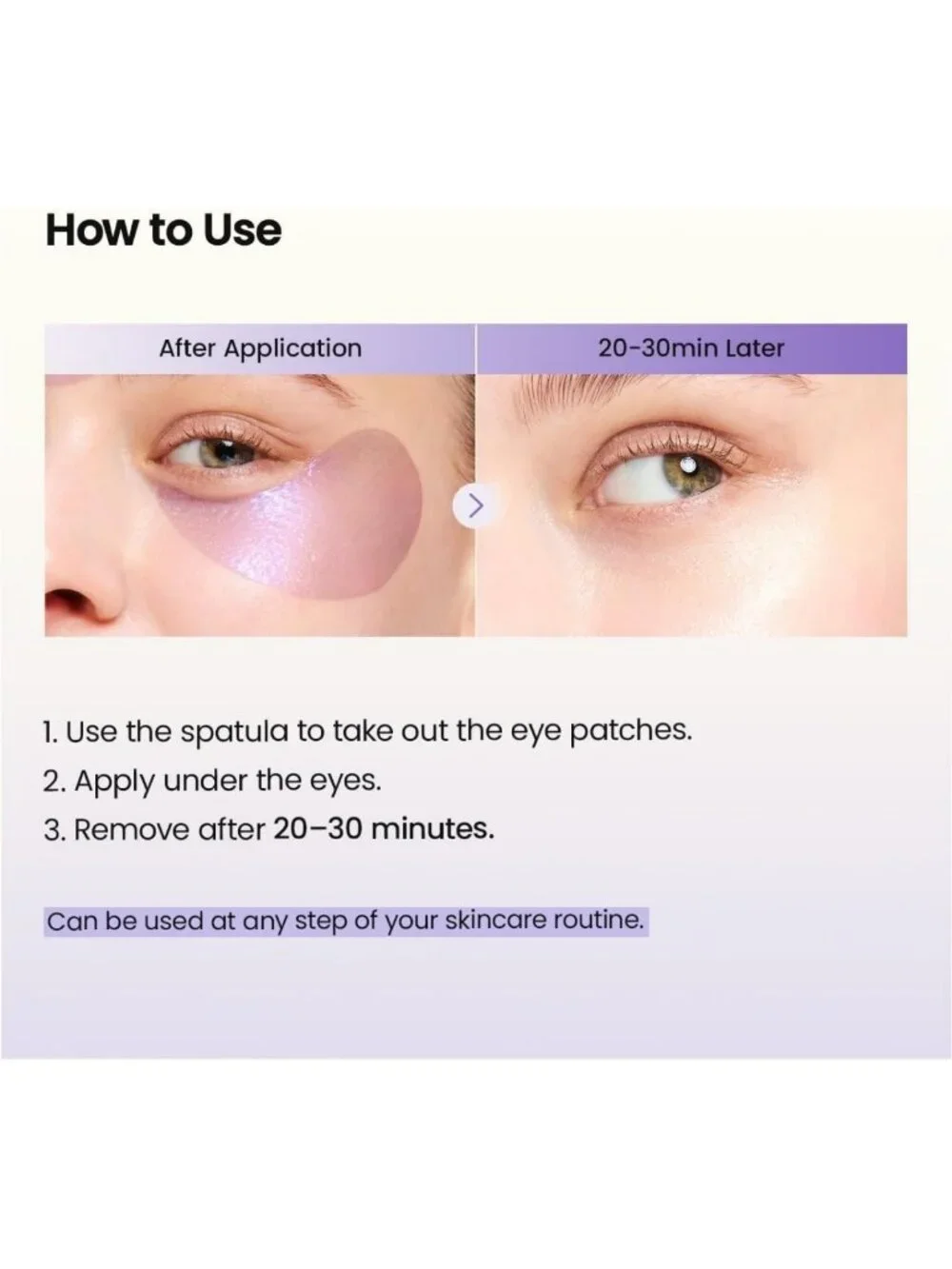 Hydrogel Eye Patches for Dark Circles & Puffiness - Caviar Infused, 60 Count